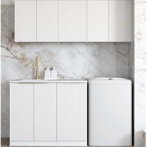 Otti Bondi Laundry Kit 1715DR-B w/ 400 Drawer Unit White / Matte White Top LA-1715DR-B-BOW-MW
