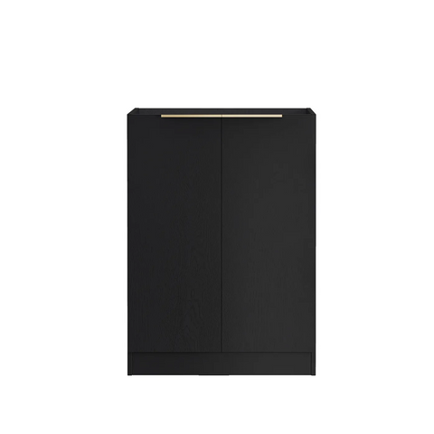Otti Byron/Bondi Laundry Cabinet 1300mm Black Oak / Cloudy Carrara Top LA-1300-BYB-CA