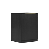 Otti Byron/Bondi Laundry Cabinet 1300mm Black Oak / Cloudy Carrara Top LA-1300-BYB-CA