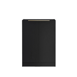Otti Byron/Bondi Laundry Cabinet 1060mm Black Oak / Natural Carrara Marble Top LA-1060-BYB-NCA