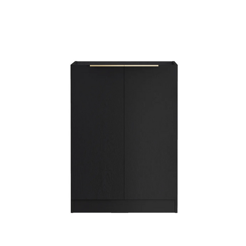 Otti Byron/Bondi Laundry Cabinet 1060mm Black Oak / Matte White Top LA-1060-BYB-MW