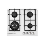 Artusi Cooktop 60cm Gas White Glass CAGH6000W