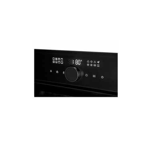 Artusi 60cm Built-In Oven w/ Air Fryer Function Black Glass CAO611B