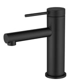 Bella Vista Mica Basin Mixer Straight Black BMS-51-BLK