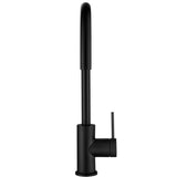 Bella Vista Mica Gooseneck Sink Mixer Black SM-5-BLK