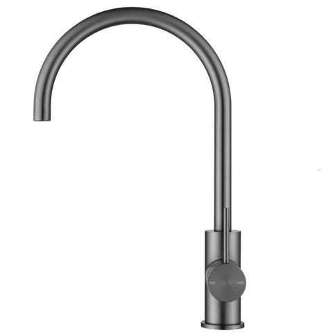 Bella Vista Mica Gooseneck Sink Mixer Gunmetal SM-5-GM
