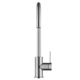 Bella Vista Mica Gooseneck Sink Mixer Brushed Nickel SM-5-BN