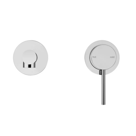 Bella Vista Mica Wall-Spout Combo Straight Spout 2P (Trim Kit only) Chrome WBS-51-2P-CP-TK