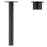 Bella Vista Mica Wall-Spout Combo Straight Spout 2P (Trim Kit only) Black WBS-51-2P-BLK-TK