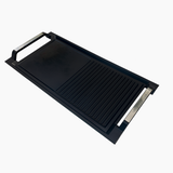 Kleenmaid Cast Iron Griddle (Suitable For Induction Cooktops) Black CIG4523