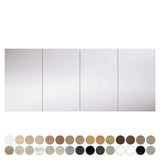 Fienza Aluca Mirror Cabinet 1800mm White 4 Doors CMC1800