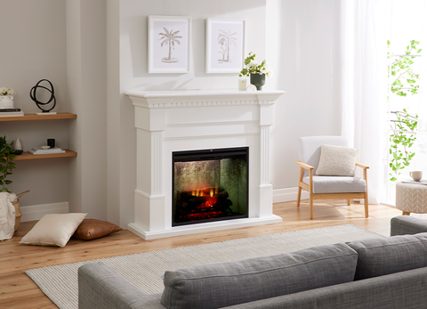 Dimplex Firebox Electric 2kW Caden Mantle w/ 30" Revillusion White CDN20-AU