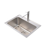 Caroma Luna Laundry Tub 1th 45Litre Stainless Steel COCL45.1