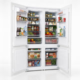 Kleenmaid Integrated Top Mount Refrigerator w/ Bottom Mount Freezer White CRZ27011