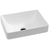Fienza Kados Semi Inset Basin 450x330x150mm White CSB05-SEMI