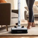 Kleenmaid Cordless Stick Vacuum Cleaner w/ EasyReachSplit Wand White CSV3865