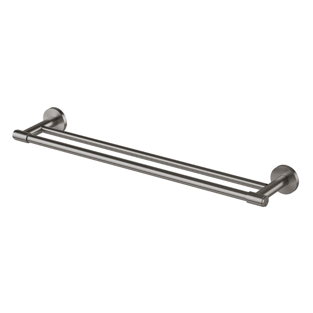Phoenix Vivid MKII Double Towel Rail 600mm Brushed Carbon 146-8110-31
