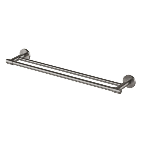 Phoenix Vivid MKII Double Towel Rail 600mm Brushed Carbon 146-8110-31