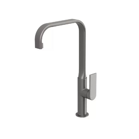 Phoenix Teel Sink Mixer 200mm Squareline Brushed Carbon 118-7300-31