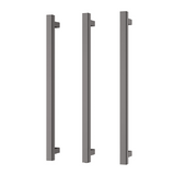 Phoenix Heated Triple Towel Rail Square 800mm Brushed Carbon 651-8763-31