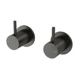 Phoenix Vivid Slimline Wall Top Assemblies 15mm Extended Spindles Brushed Carbon VS067-31-1