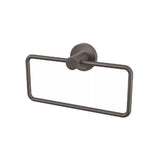 Phoenix Radii Hand Towel Holder Round Plate Brushed Carbon RA893-31