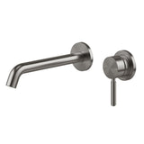 Phoenix Vivid Mkii Switchmix Wall Basin / Bath Mixer Set 200mm Fit-Off Kit Brushed Carbon 146-2812-31-1