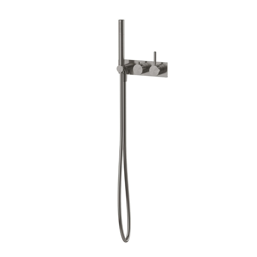 Phoenix Vivid Mkii Wall Shower System Brushed Carbon 146-7490-31