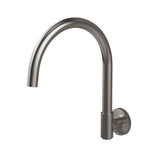 Phoenix Vivid Mkii Wall Sink Outlet 200mm Gooseneck Brushed Carbon 146-0870-31-1