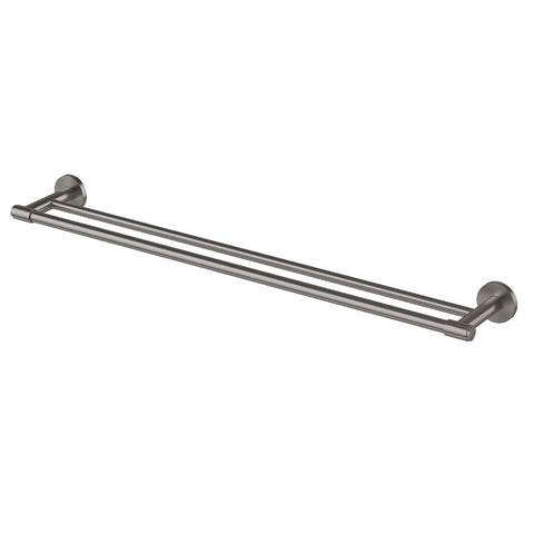 Phoenix Vivid MKII Double Towel Rail 800mm Brushed Carbon 146-8130-31