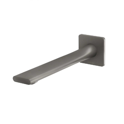 Phoenix Teel Wall Bath Outlet 200mm Brushed Carbon 118-7620-31