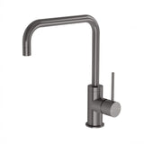 Phoenix Vivid Slimline Sink Mixer 220mm Squareline Brushed Carbon VS731-31-1