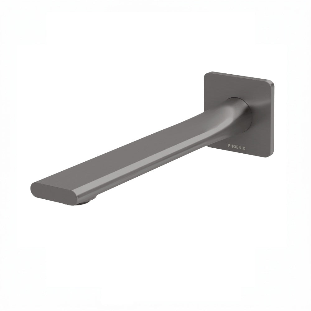 Phoenix Teel Wall Basin Outlet 200mm Brushed Carbon 118-7610-31