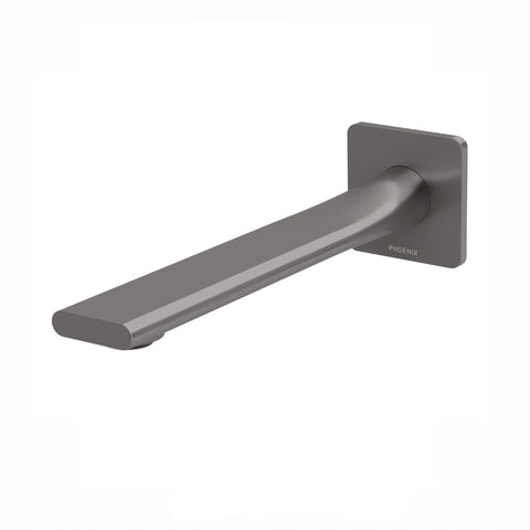 Phoenix Teel Wall Basin Outlet 200mm Brushed Carbon 118-7610-31