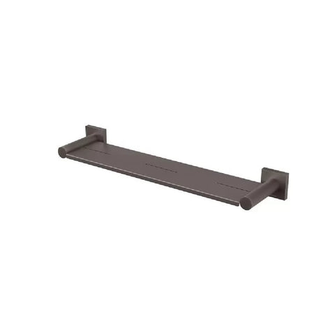 Phoenix Radii Metal Shelf Square Plate Brushed Carbon RS886-31