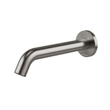 Phoenix Vivid Mkii Wall Basin / Bath Outlet 200mm Curved Brushed Carbon 146-0810-31-1