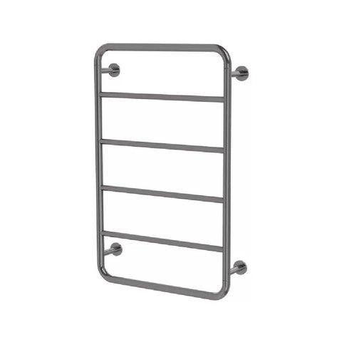 Phoenix Vivid Slimline Towel Ladder 800 X 500mm Brushed Carbon 111-8700-31