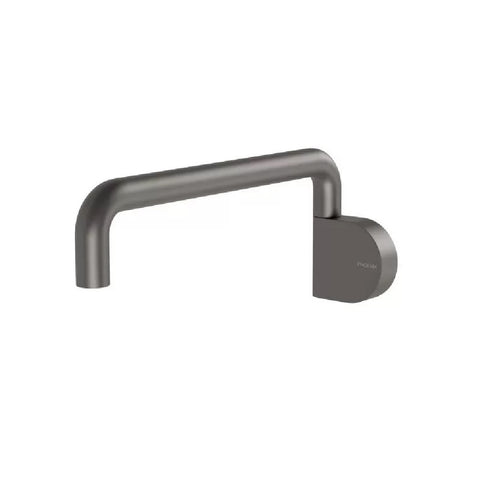 Phoenix Designer Swivel Bath Outlet 230mm Round Brushed Carbon 121-0880-31