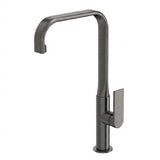 Phoenix Teel Sink Mixer 200mm Squareline Brushed Carbon 118-7300-31-1