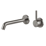 Phoenix Vivid Mkii Switchmix Wall Basin / Bath Mixer Set 200mm Pin Up Brushed Carbon 146-2820-31-1