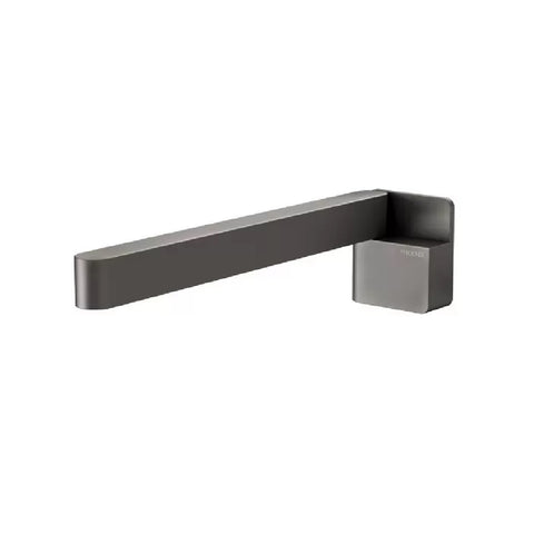 Phoenix Designer Swivel Bath Outlet 230mm Square Brushed Carbon 121-0881-31
