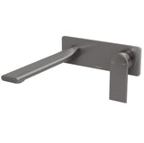 Phoenix Teel Switchmix Wall Basin / Bath Mixer Set 200mm Fit-Off Kit Brushed Carbon 118-2812-31-1