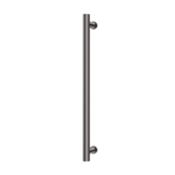 Phoenix Heated Towel Rail Round 600mm Brushed Carbon 650-8760-31