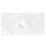 Otti Solid Surface Slab Vanity Top 1200x465mm Carrara SST124CBCA