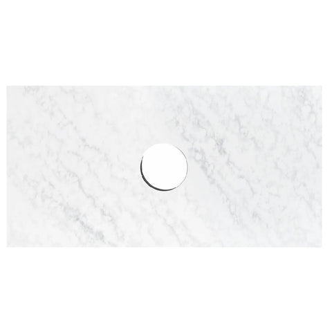 Otti Solid Surface Slab Vanity Top 900x465mm Carrara SST94CBCA