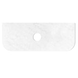 Otti Bondi Solid Surface Slab Top 1200x460mm White STBO124PW-130