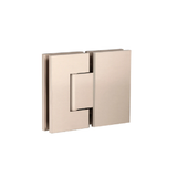 Meir Glass to Glass Shower Door Hinge Champagne MGA01N-CH