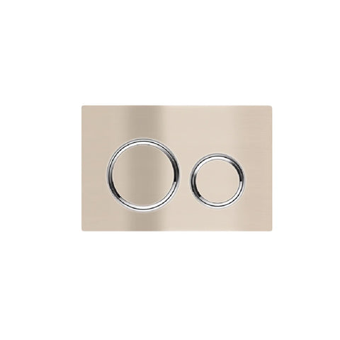 Meir Sigma 21 Dual Flush Plates for Geberit Champagne 115.884.00.1N-CH