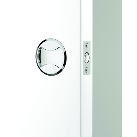 Lockwood Symmetry Cavity Sliding Door Passage Set Chrome 7450CPDP