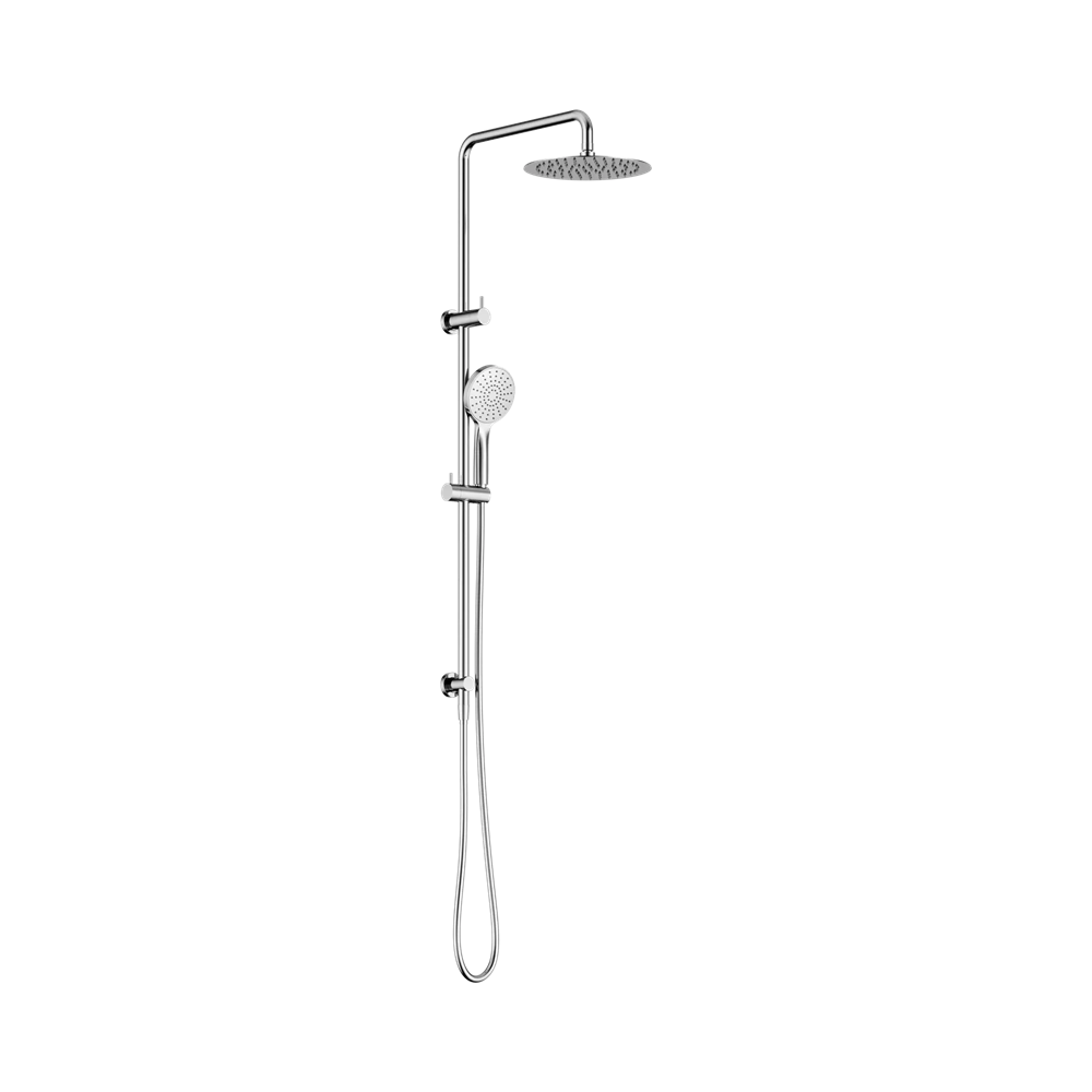 Amelie Royale II Twin Shower Rail Set w/ 250mm Round Head Chrome BDO232105GCH